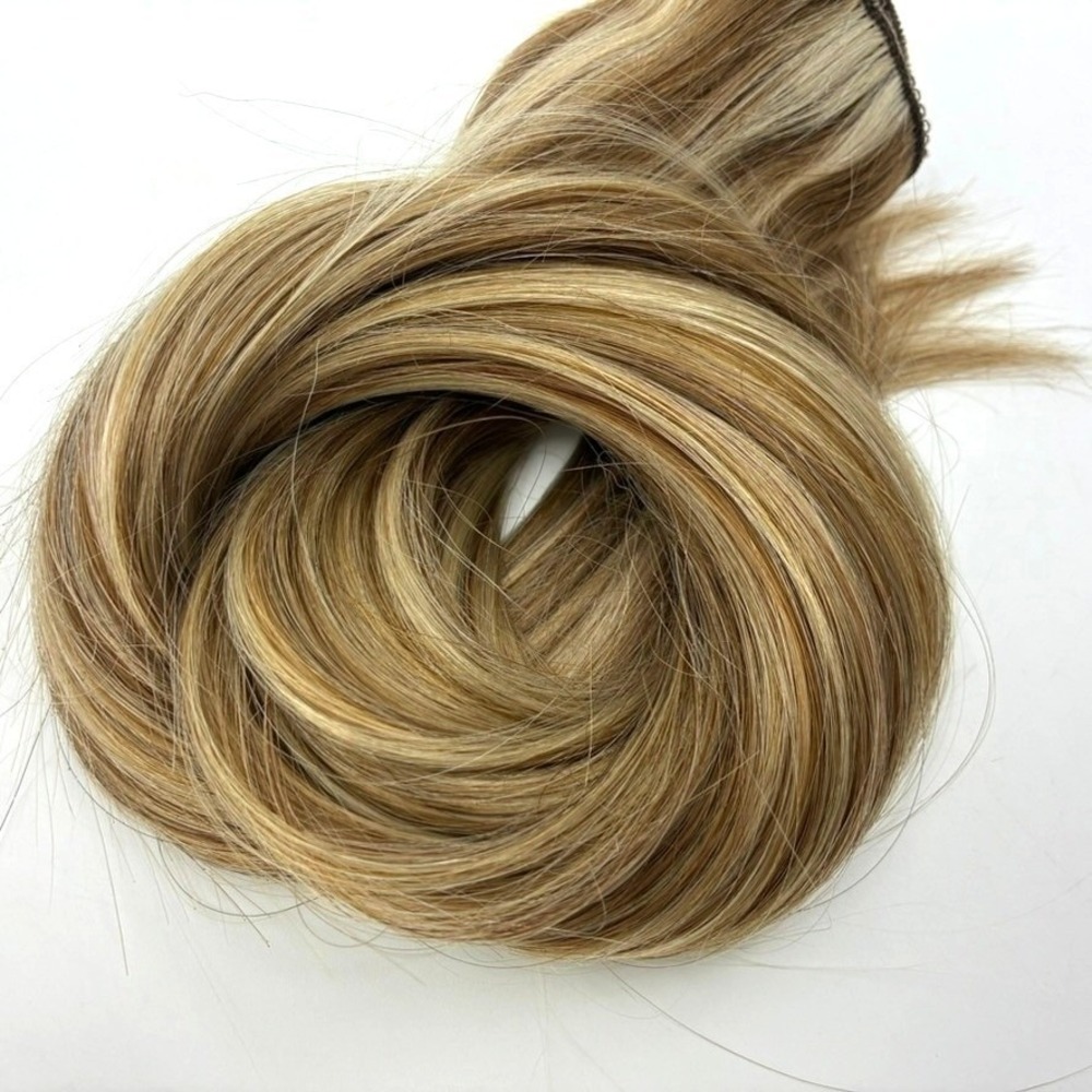 ZALA Halo Hair Extensions 20" 110g Honey Beach Highlights #18/6/13 Human Hair